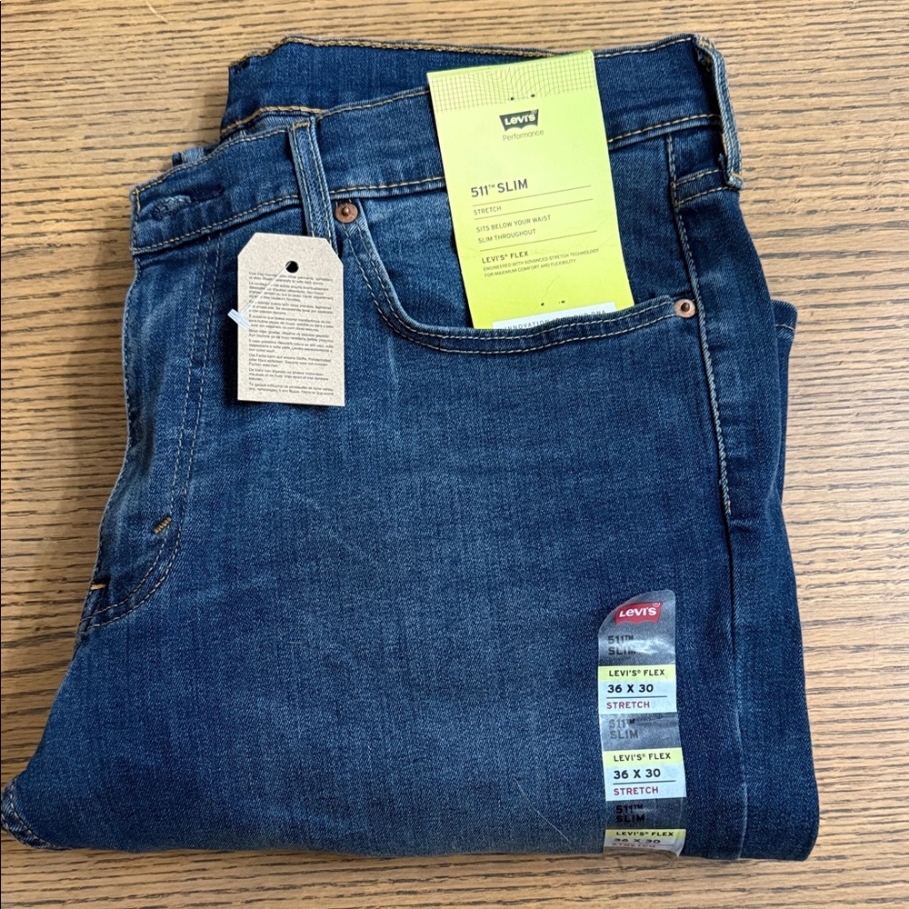 Levi's Men's Dark Blue Slim Jeans